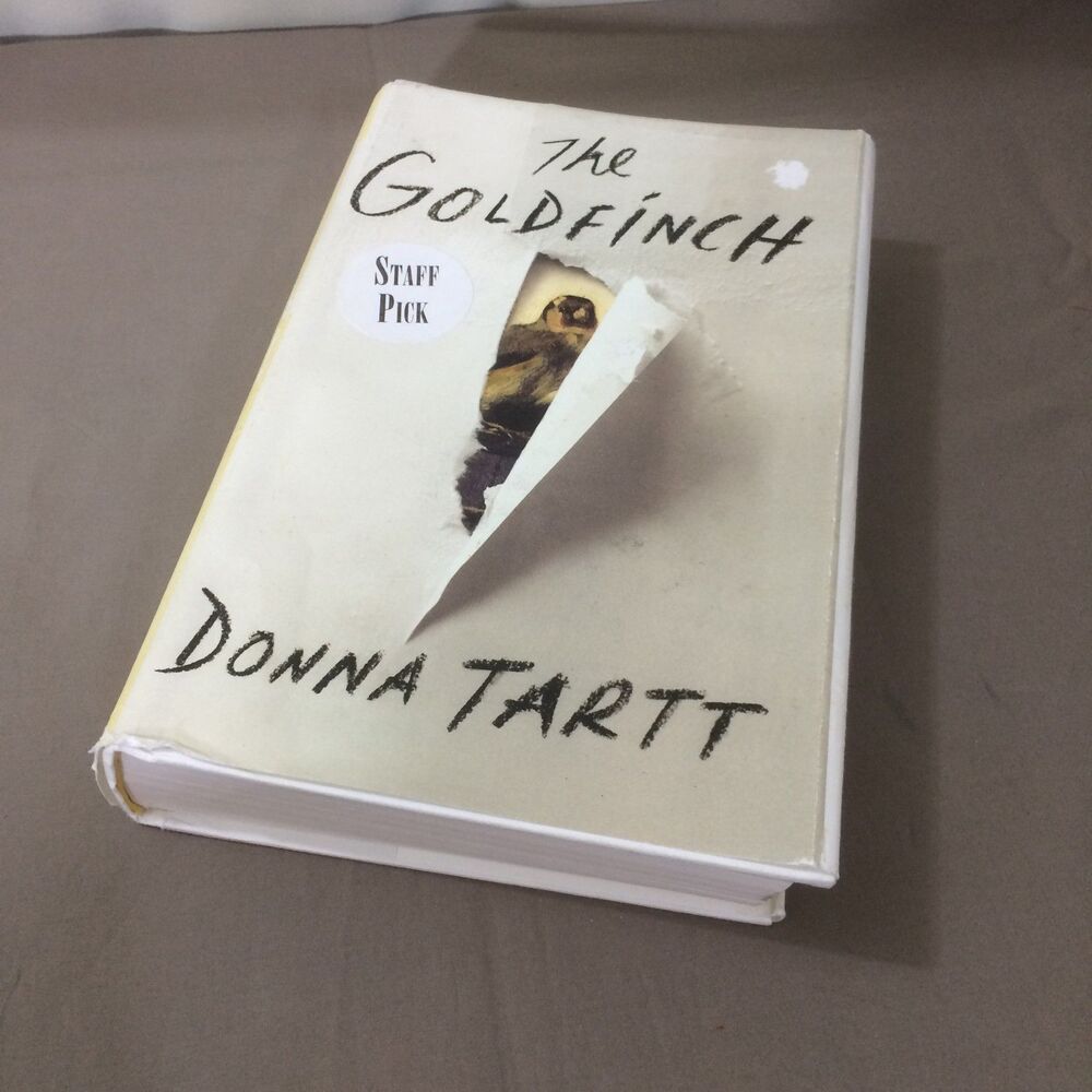 The Goldfinch Donna Tartt First Edition 2013 Hardcover  DJ Pulitzer Prize